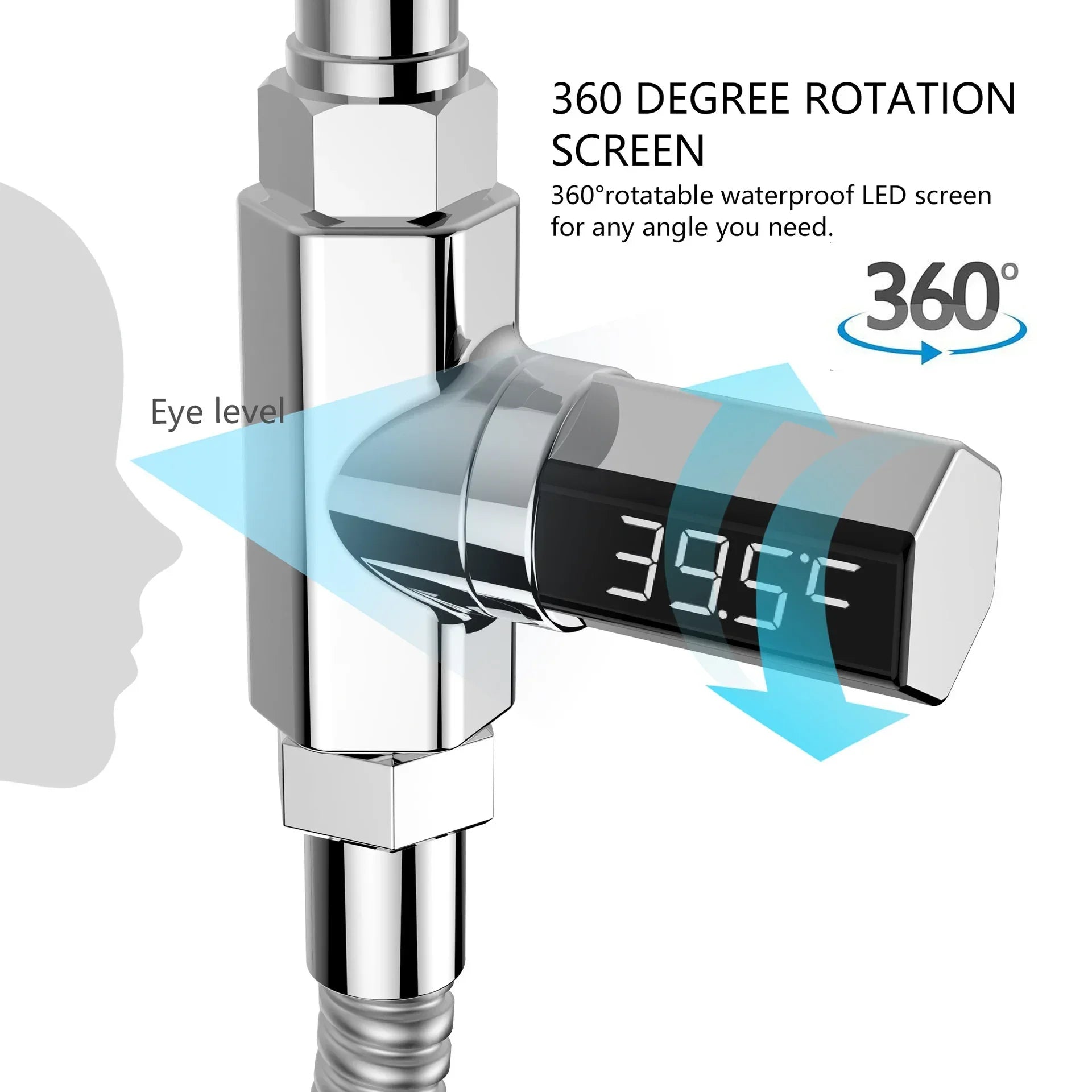 LED Display Home Water Shower Thermometer Temperature Monitor Smart Home Bathroom Accessories