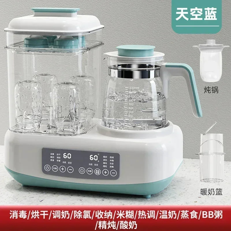220V Baby Bottle Sterilizer with Drying Two-in-one Warm Milk Heater Constant Temperature Kettle Feeding Milk Mixer Electric C by MVEnergo