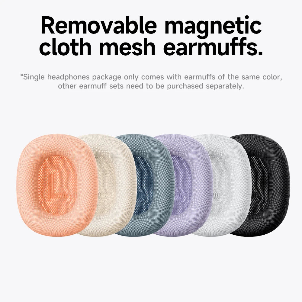 HOCO W65 Plus AirPods Max ANC Noise Reduction Bluetoothe Headphone Over Ear Big Earphones Hifi Headsets With Magnetic Earmuffs by MVEnergo