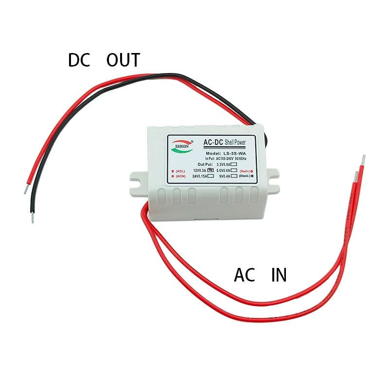 AC to DC Converter Step-down Power Supply Module AC110V 220V 230V To DC 3V 5V 9V 12V 15V 24V 3W Led Isolated Voltage Stabilized by MVEnergo