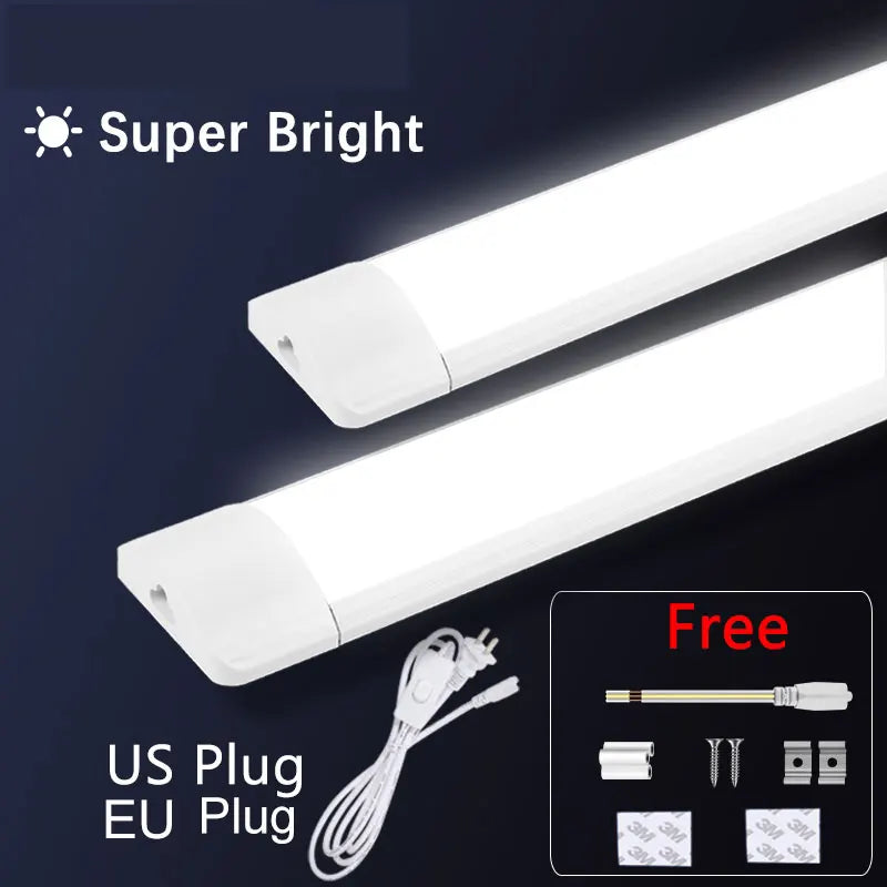 Led Tube Light 85-265v 10W 20W Led Bar Lamp 30/50CM Tube Ceiling Wall Lamps Home Indoor Lighting Fixture For Kitchen Bedroom by MVEnergo