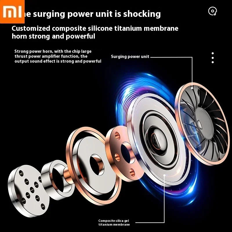 Xiaomi TWS Bluetooth5.4 Wireless Headphone JM13 HiFi Sound Ear Hook Sport Music Earphone IPX5 Waterproof Headset for Android IOS by MVEnergo