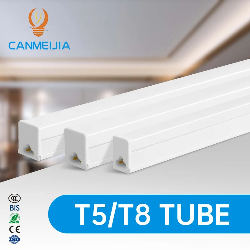 T5 LED Light Tube 0.3m 0.6m 0.9m 1m 1.2m LED Lamp Tube 220V Bright Fluorescent Tube For Study Table Lamp Home Cabinet Lighting by MVEnergo