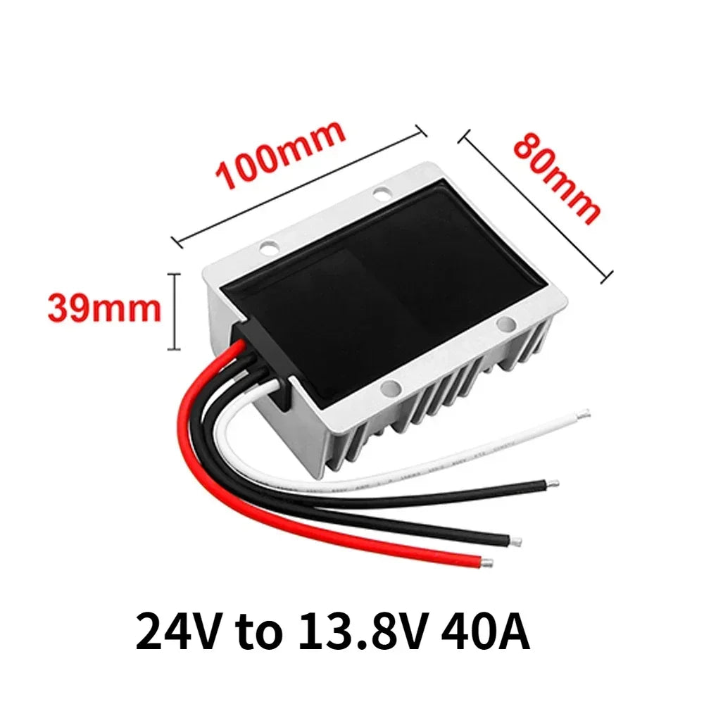 24 Volt to 12 Volt 40A 24V to 13.8V 30A 20A 15A 10A 8A 5A Voltage Transformer DC DC Converter Step Down Buck Regulator by MVEnergo