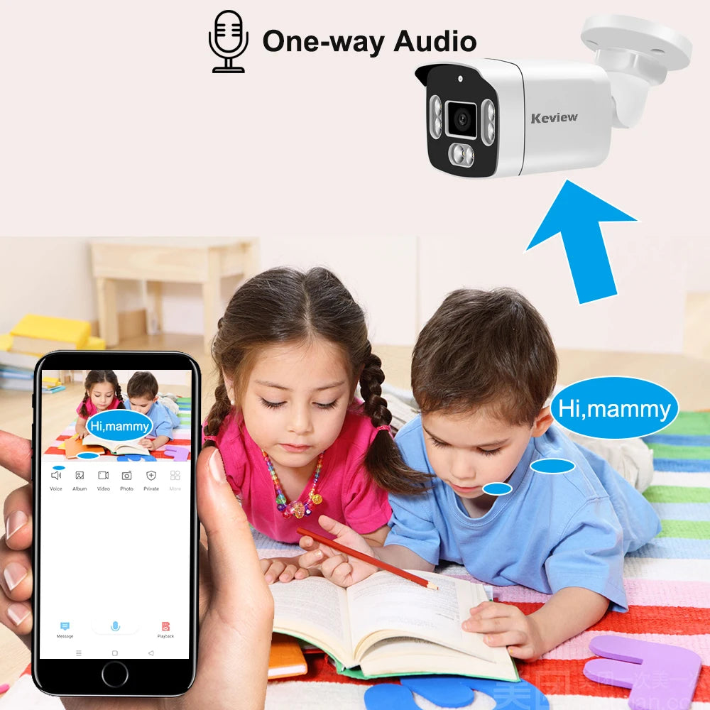 POE 8MP 4K 5MP 4MP IP Camera POE Outdoor Waterproof H.265 Security Surveillance Bullet CCTV Camera Motion Detection Camera by MVEnergo